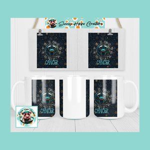Ceramic Coffee Mug Cancer Crab Zodiac Astrological Sign Horoscope 15oz Sublimate